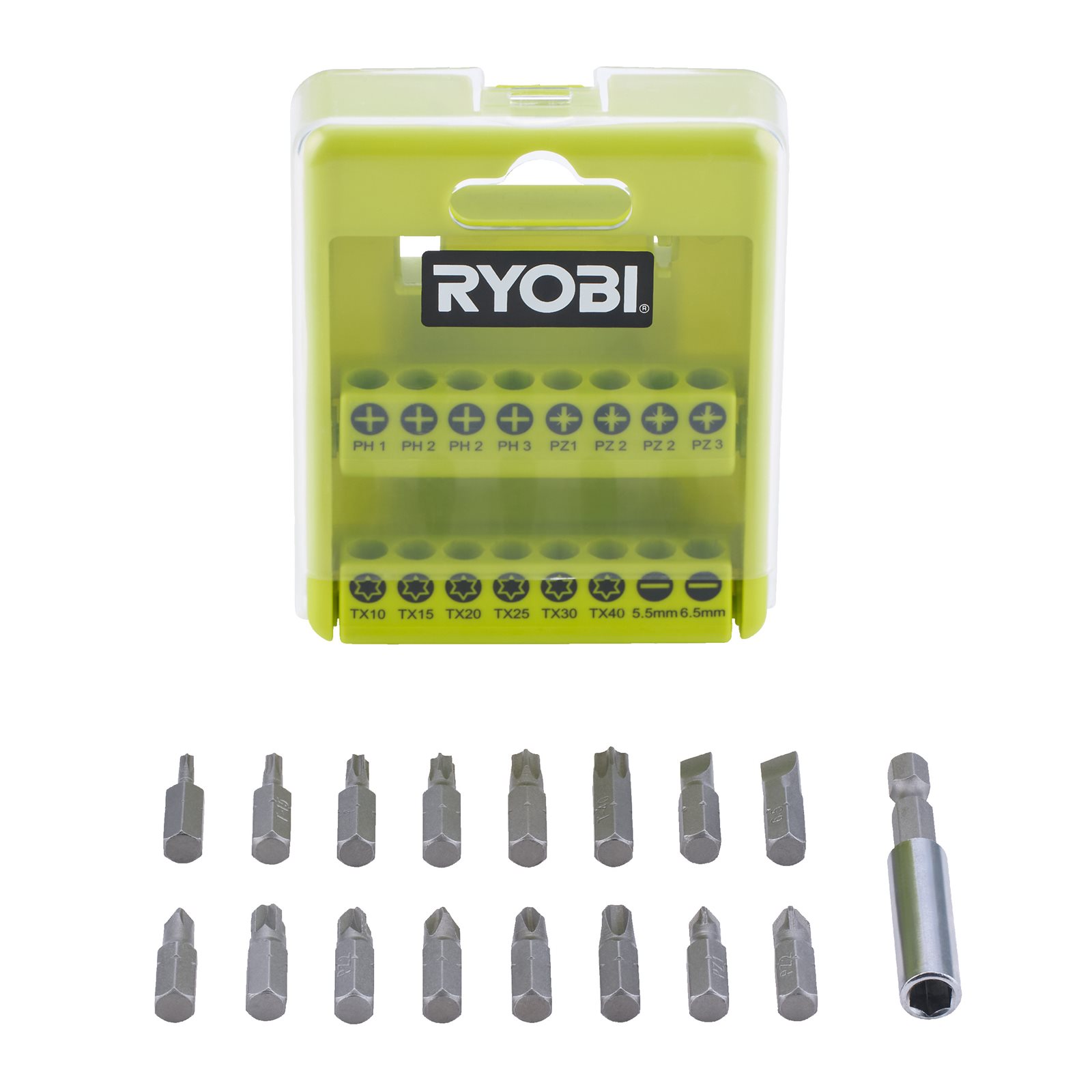 Set 17 buc biți pentru șurubelniță Ryobi RAK17SD