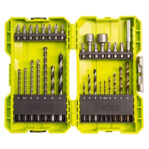 Set mixt de 32 de piese pentru găurire și înșurubare Ryobi RAK32DDMIX