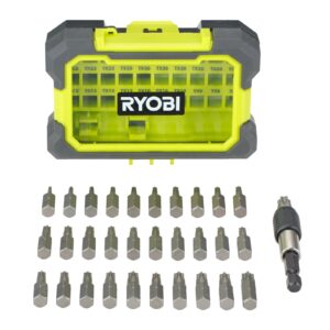 Set 32 buc biți torx pentru șurubelniță Ryobi RAK32TSD