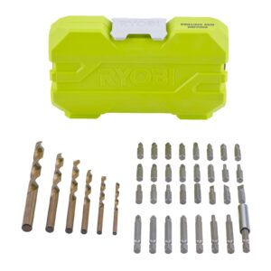 Set de 38 de piese pentru găurire & înșurubare Ryobi RAK38SDD