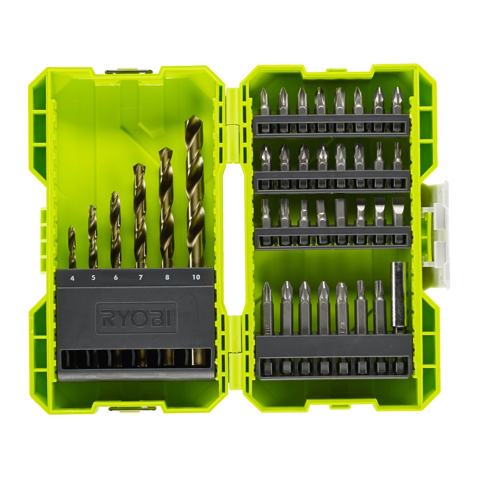 Set de 38 de piese pentru găurire & înșurubare Ryobi RAK38SDD - imagine 2