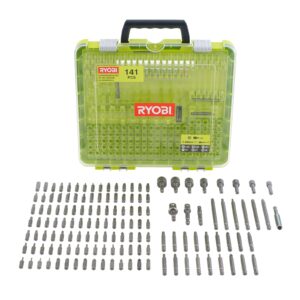 Set capete pentru mașina de găurit și înșurubat de 141 buc. Ryobi RAKD141