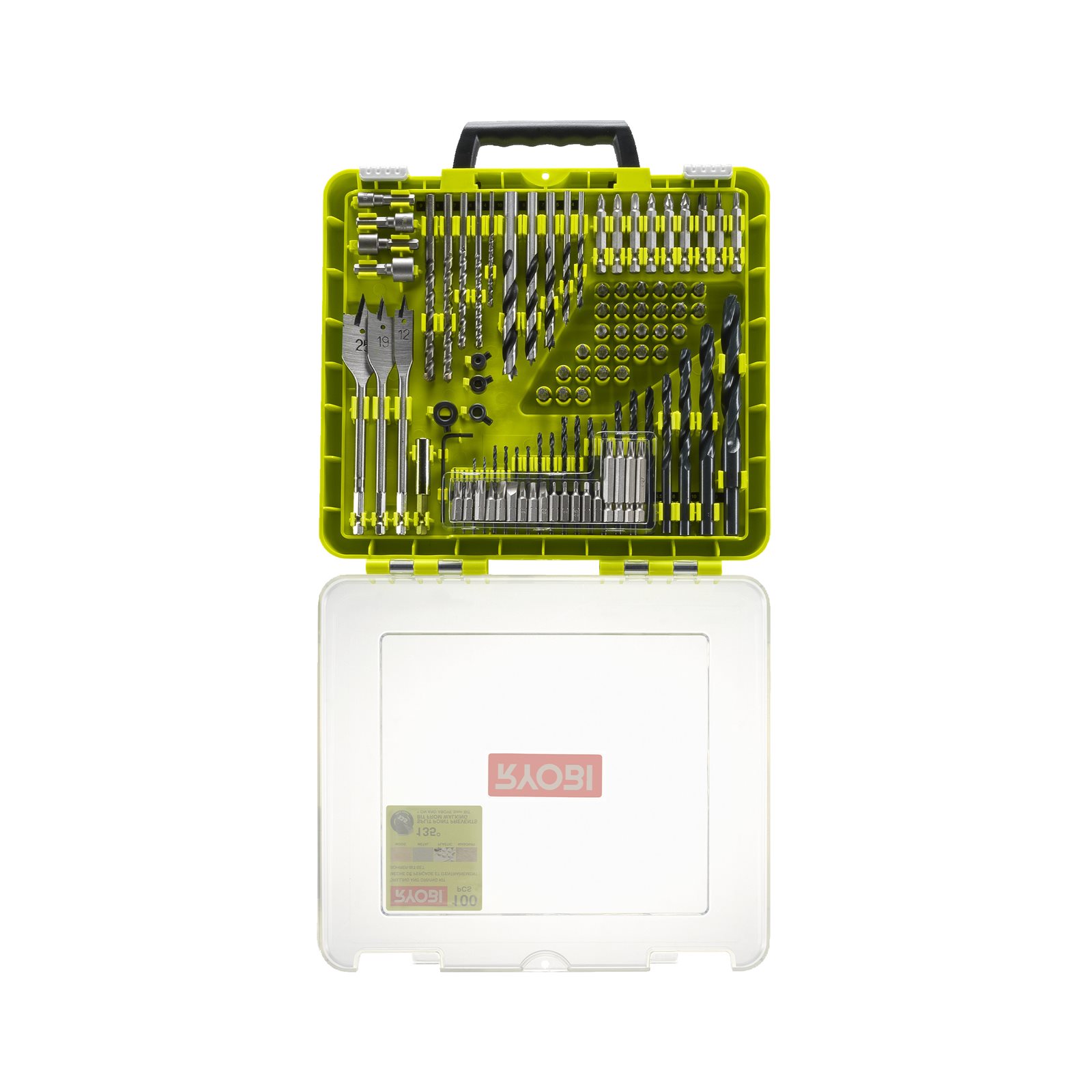 Set de 100 de piese pentru găurire & înșurubare Ryobi RAKDD100 - imagine 2