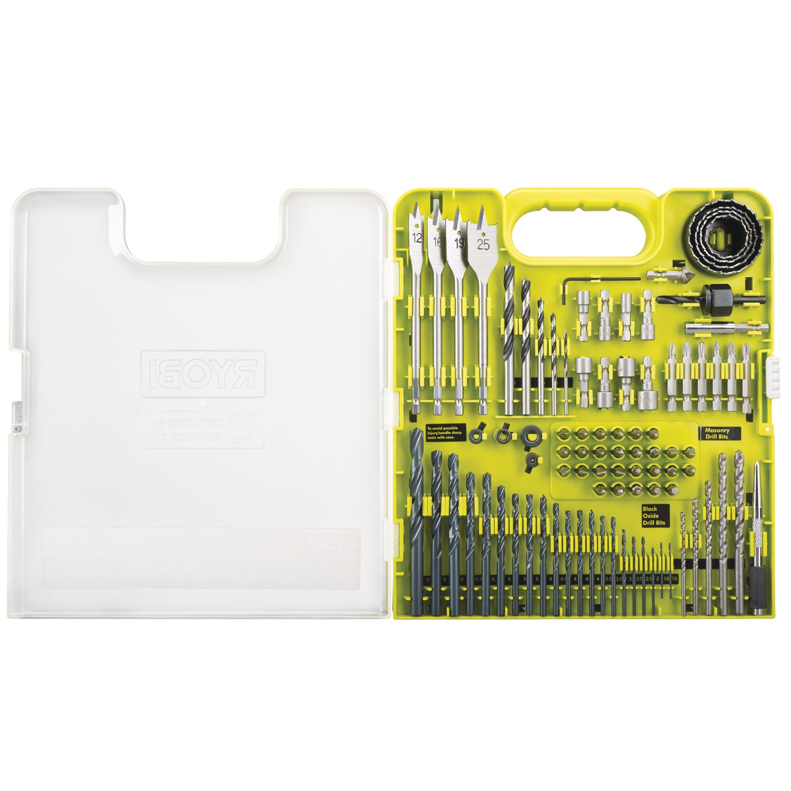 Set de 90 de piese pentru găurire și înșurubare Ryobi RAKDD90 - imagine 2
