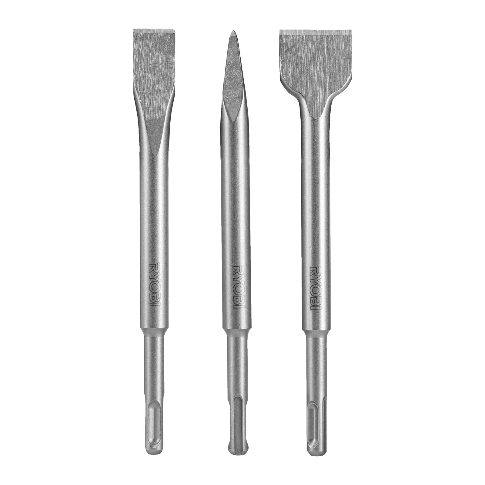 3 buc biți tip daltă SDS+ Ryobi RAKSPC03