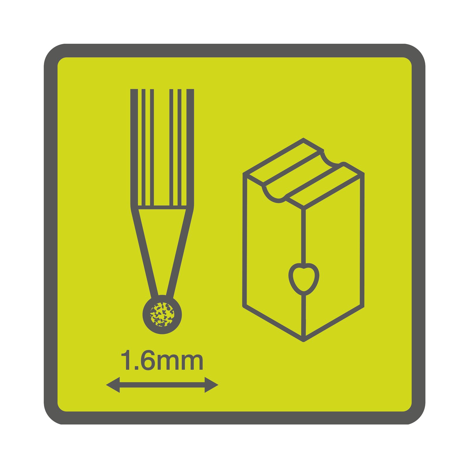 Freză rotundă pentru gravuri de 1,6 mm Ryobi RAR101 - detaliu 1