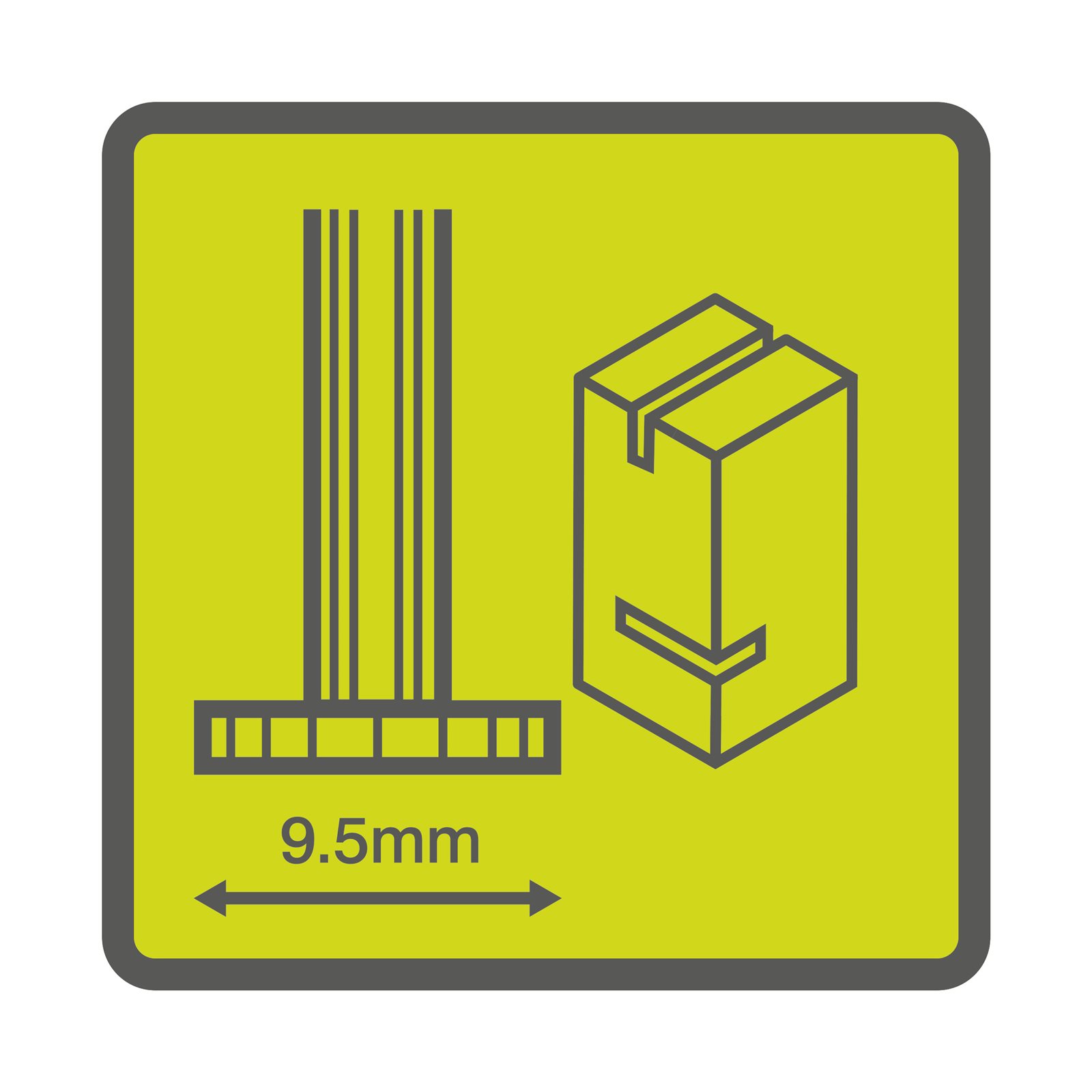 Freză canelată plată de mare viteză de 9,5 mm Ryobi RAR103 - detaliu 1