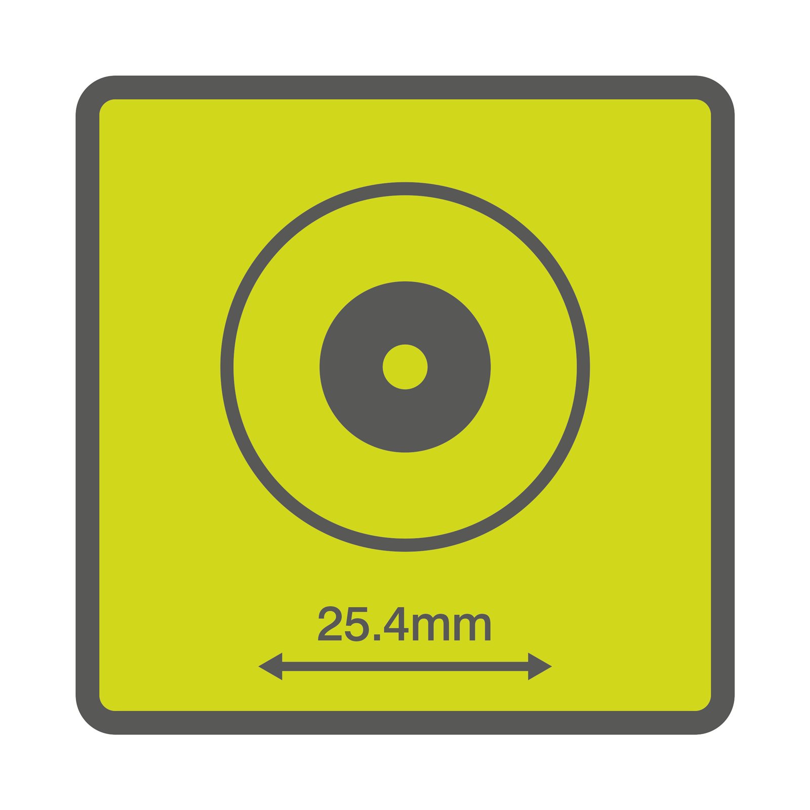Disc de lustruire din bumbac 25.4 mm Ryobi RAR201 - detaliu 1