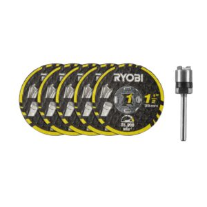 Set de discuri de tăiere cu blocare prin răsucire de 38 mm Ryobi RAR301-6