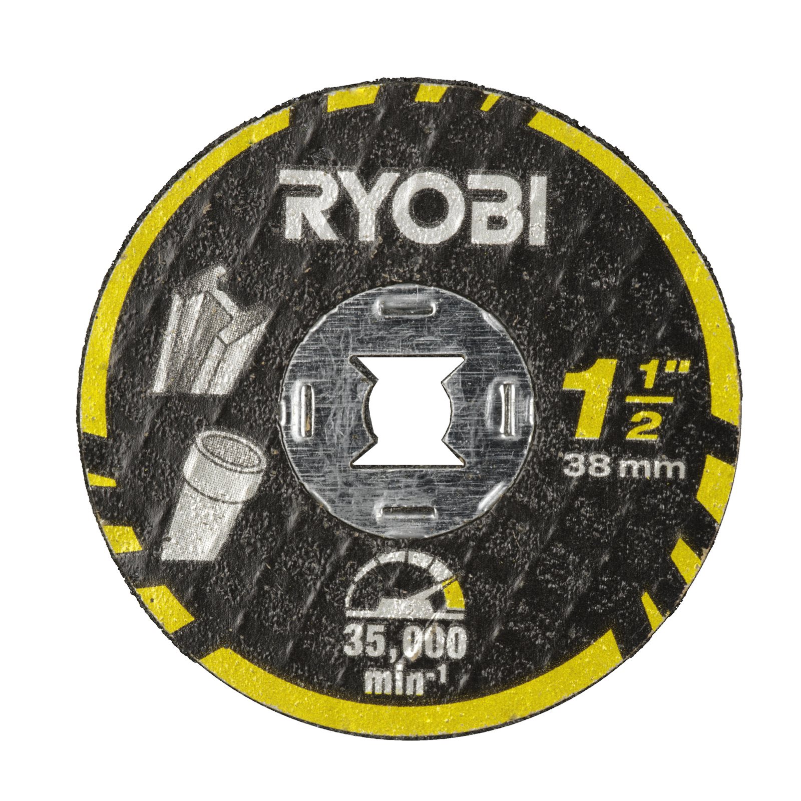 Set de discuri de tăiere cu blocare prin răsucire de 38 mm Ryobi RAR301-6 - imagine 2