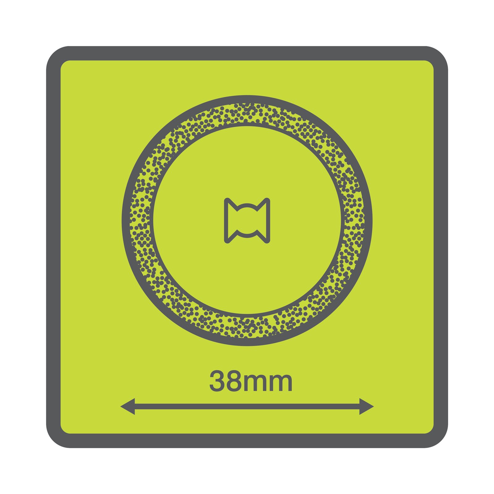 Disc diamantat 38mm pentru plăci ceramice / zidărie Ryobi RAR305 - detaliu 1