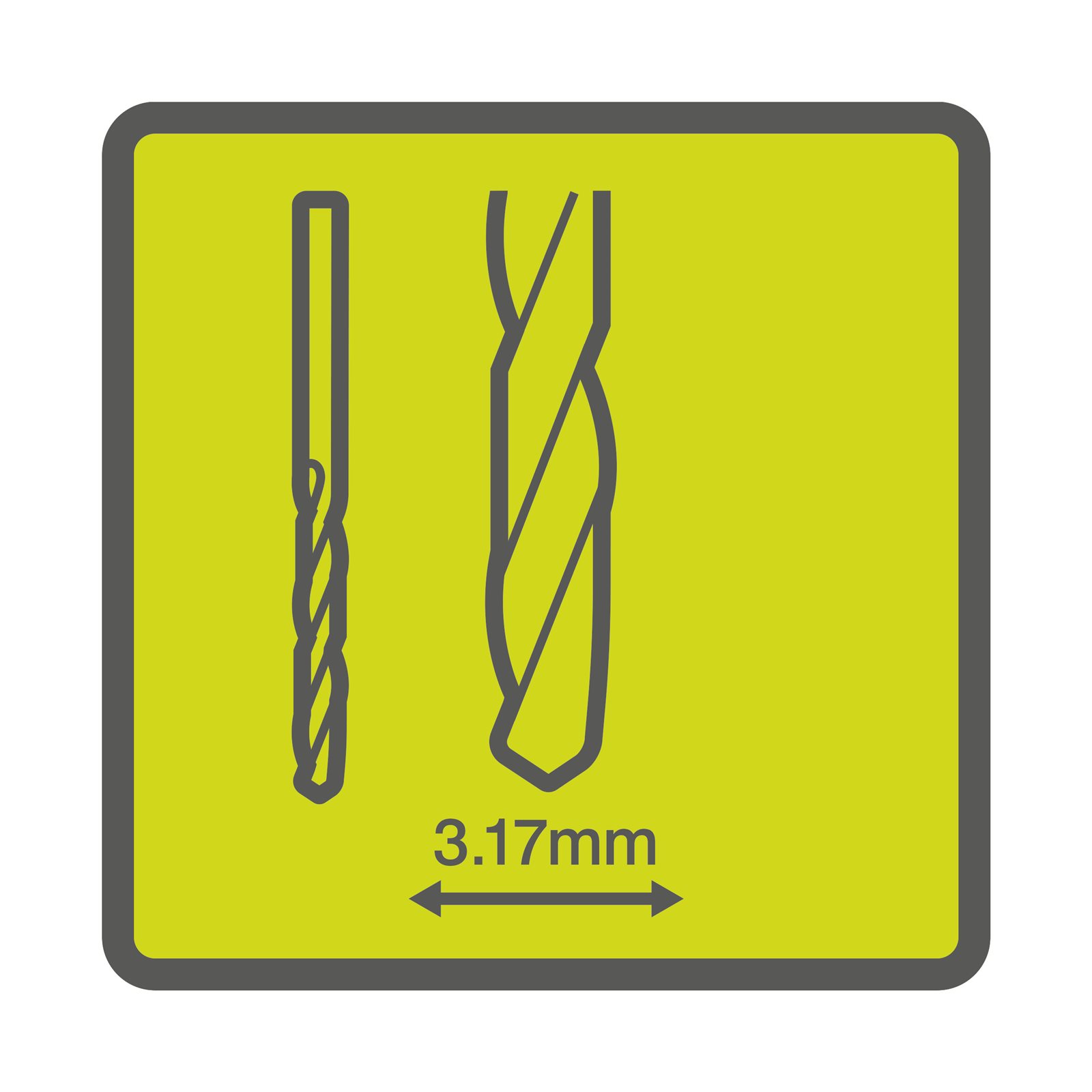 Set de biți cu vârfuri standard de 3,17 mm, 8 bucăți Ryobi RAR402-8 - detaliu 1