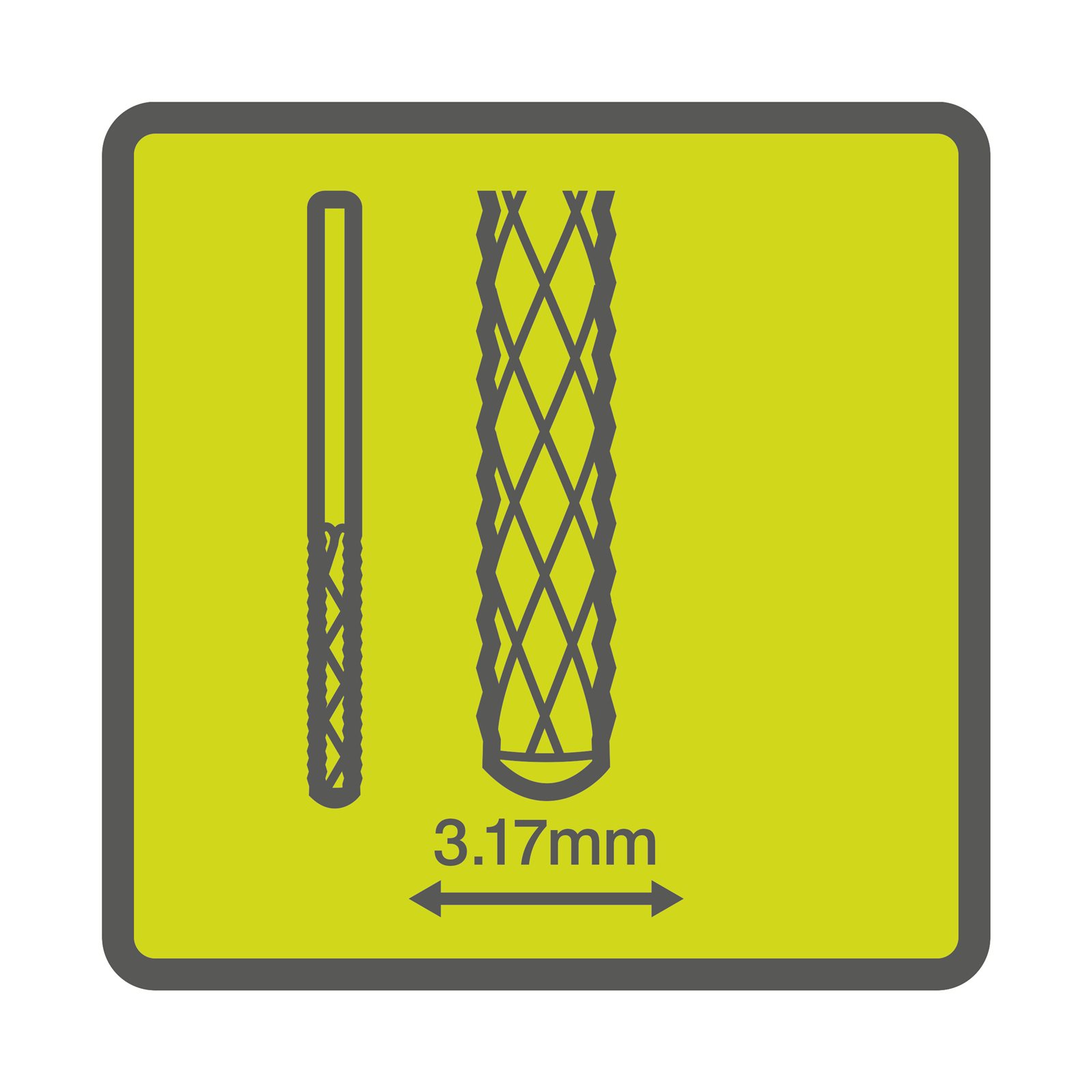 Freză de tăiat plăci ceramice 3,17mm Ryobi RAR405 - detaliu 1