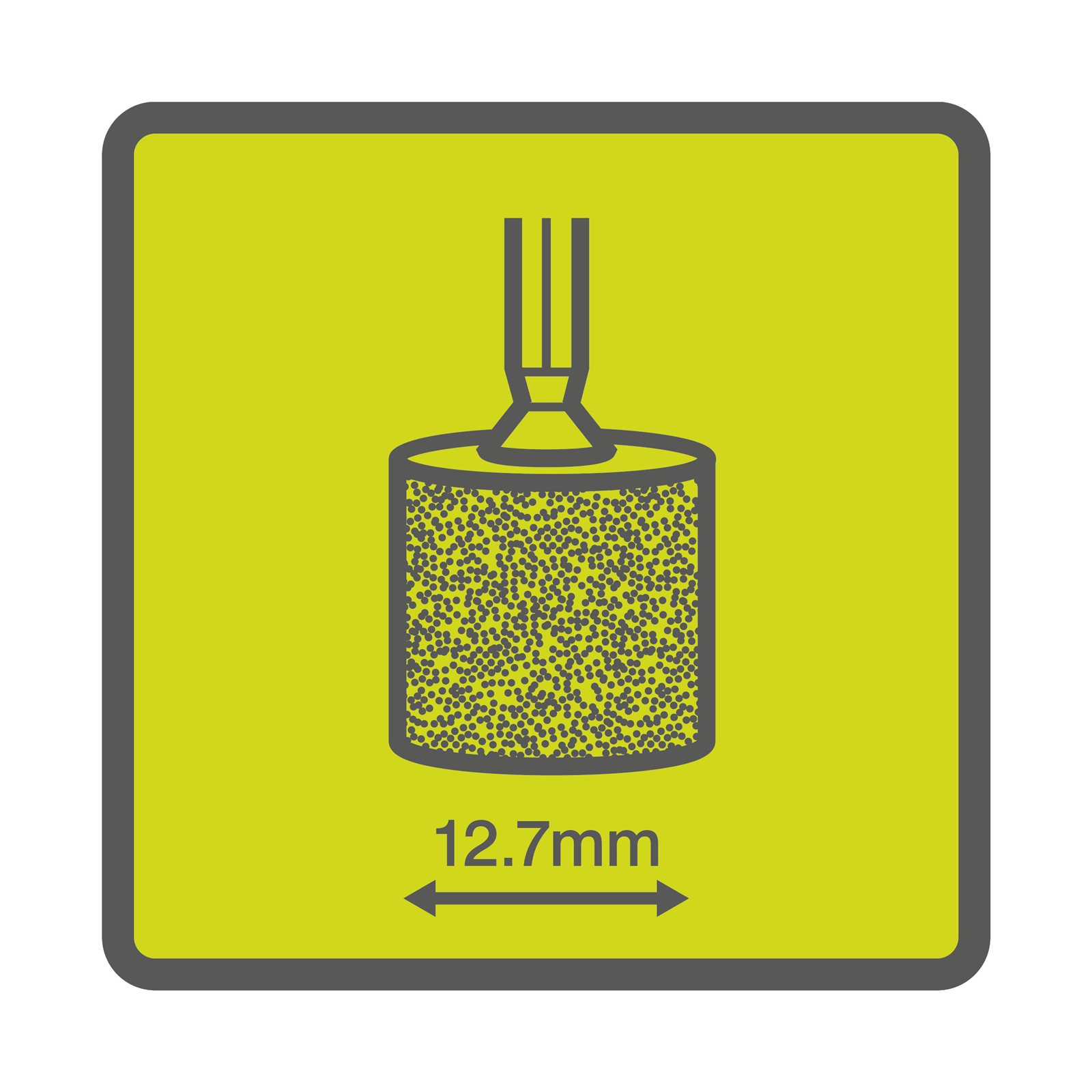 Piatră de șlefuire cilindrică de 12,7 mm Ryobi RAR503 - detaliu 1