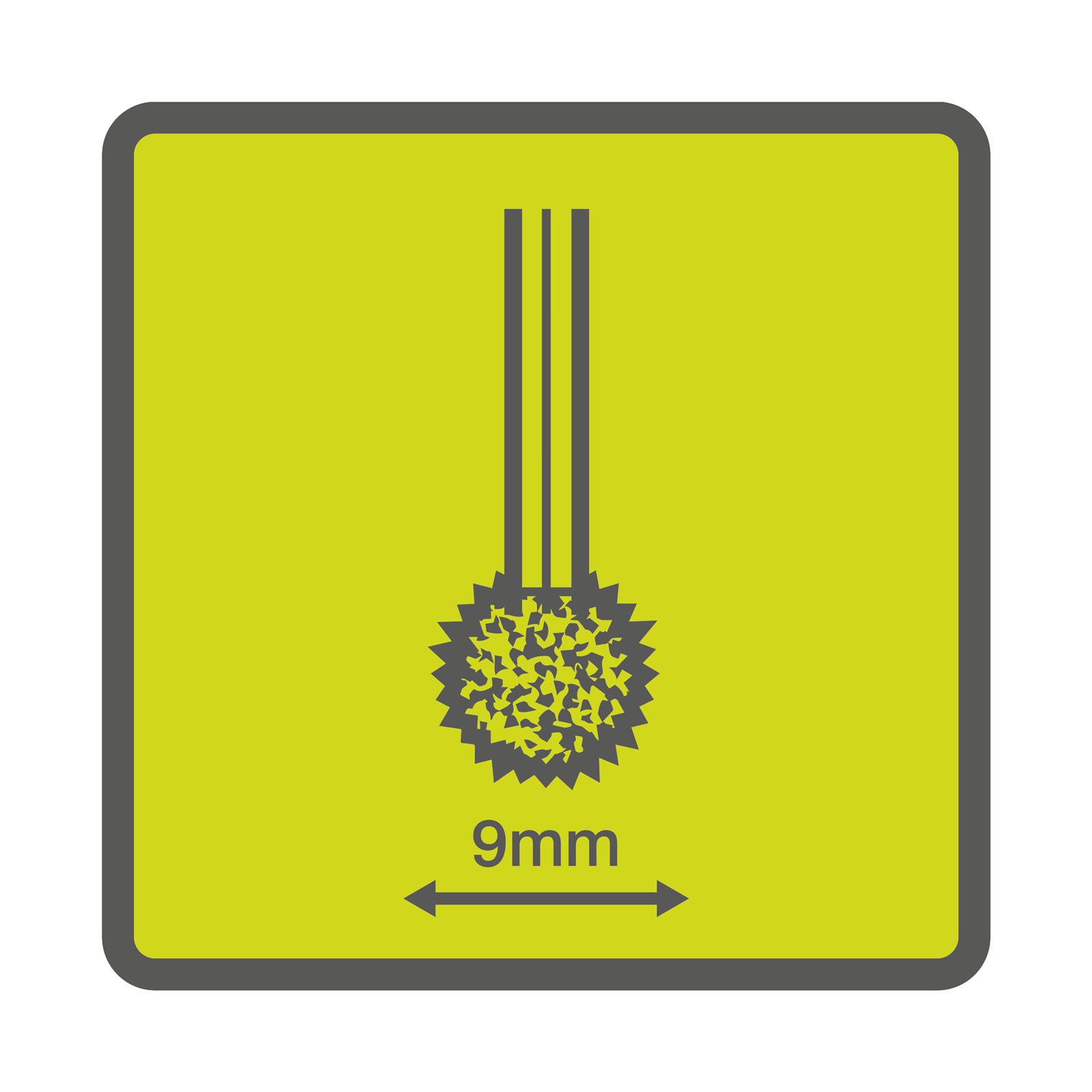 Freză sferică fină 9 mm Ryobi RAR704 - detaliu 1