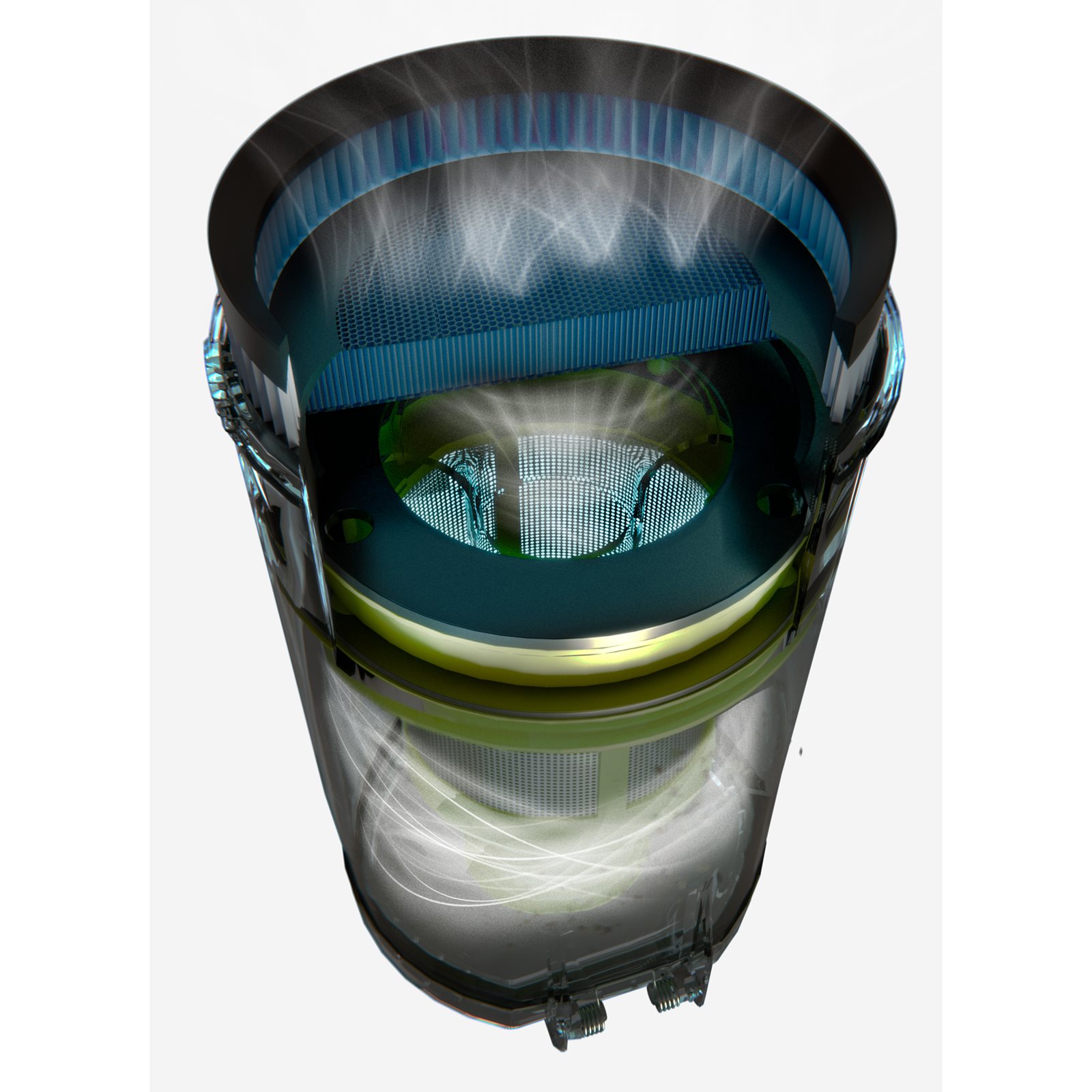 Aspirator vertical 18V ONE+ fără perii, cu tehnologie anti-încâlceală Ryobi RASV18BL-0 - in utilizare 3