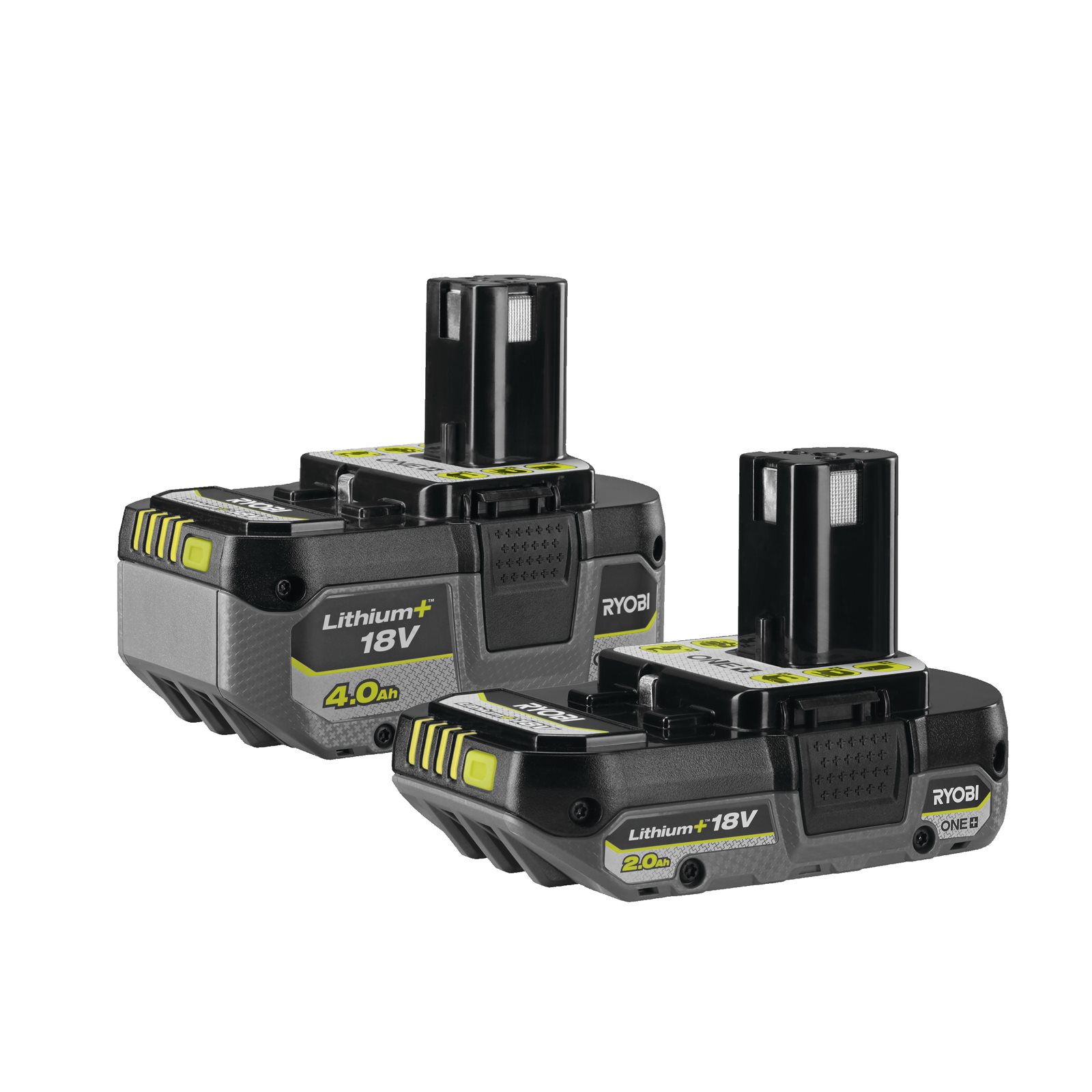 Baterii Lithium+ 1x 4,0Ah & 1x 2,0Ah 18V Ryobi RB18242X - imagine 2