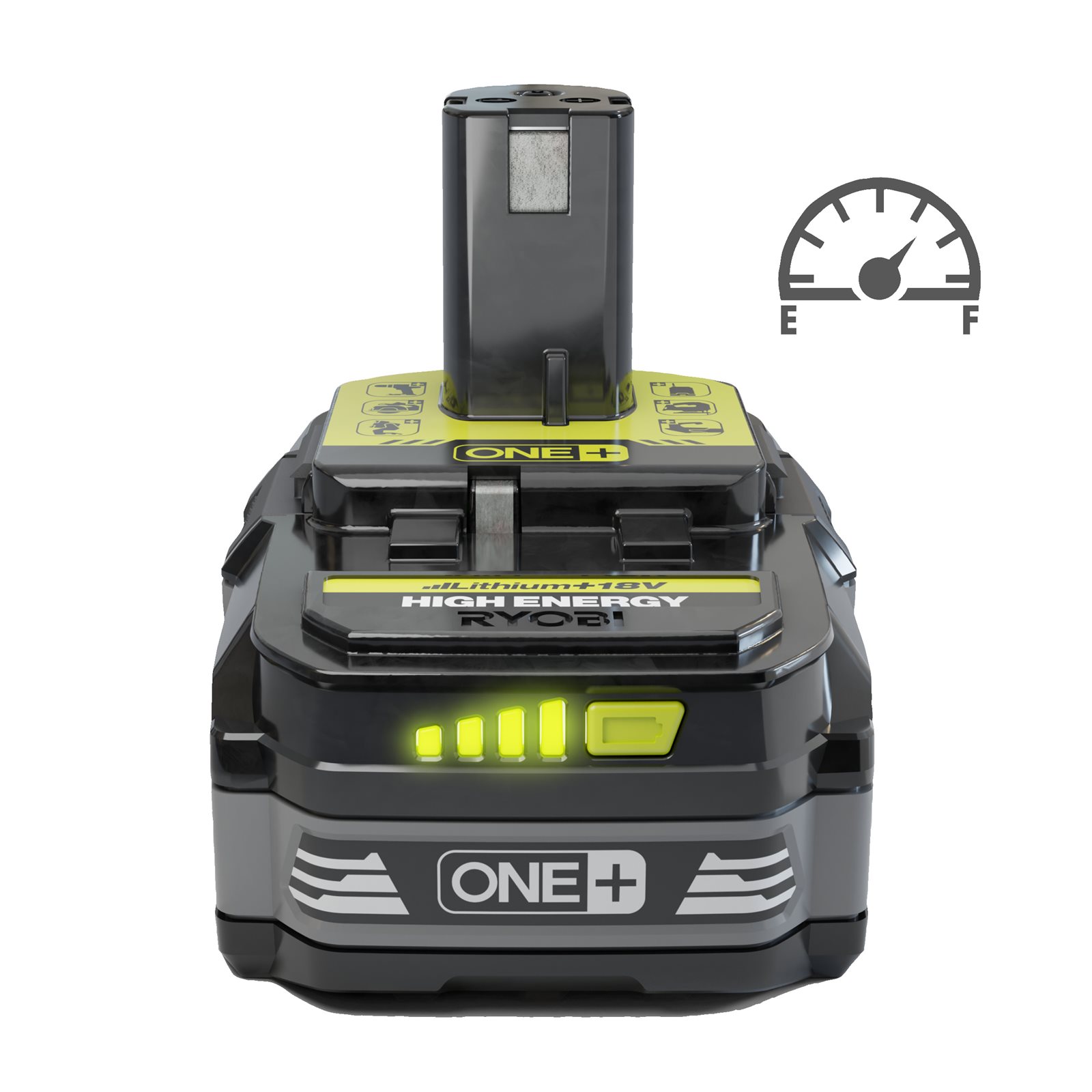 Baterie cu putere mare 18V ONE+ 4.0Ah Lithium Ryobi RB1840T - in utilizare 4