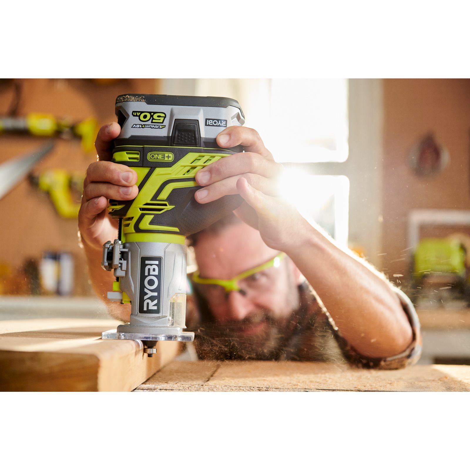 Acumulator Lithium+ 18V ONE+ - 5,0 Ah Ryobi RB18L50 - in utilizare 1