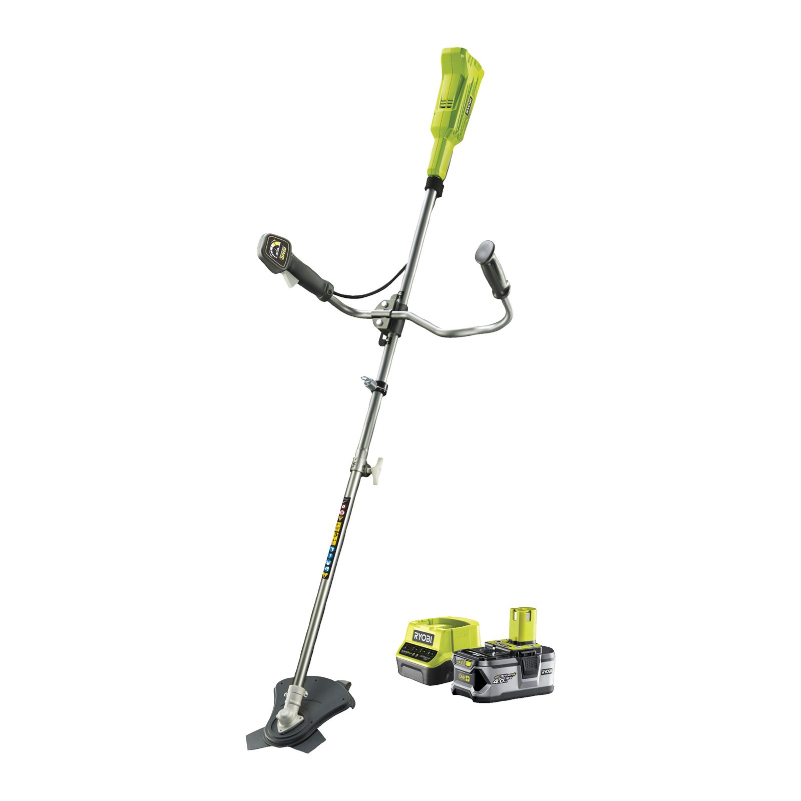 Motocoasă 18V ONE+, mâner tip ghidon (1 x 4,0 Ah) Ryobi RBC18X20B4F - imagine 2
