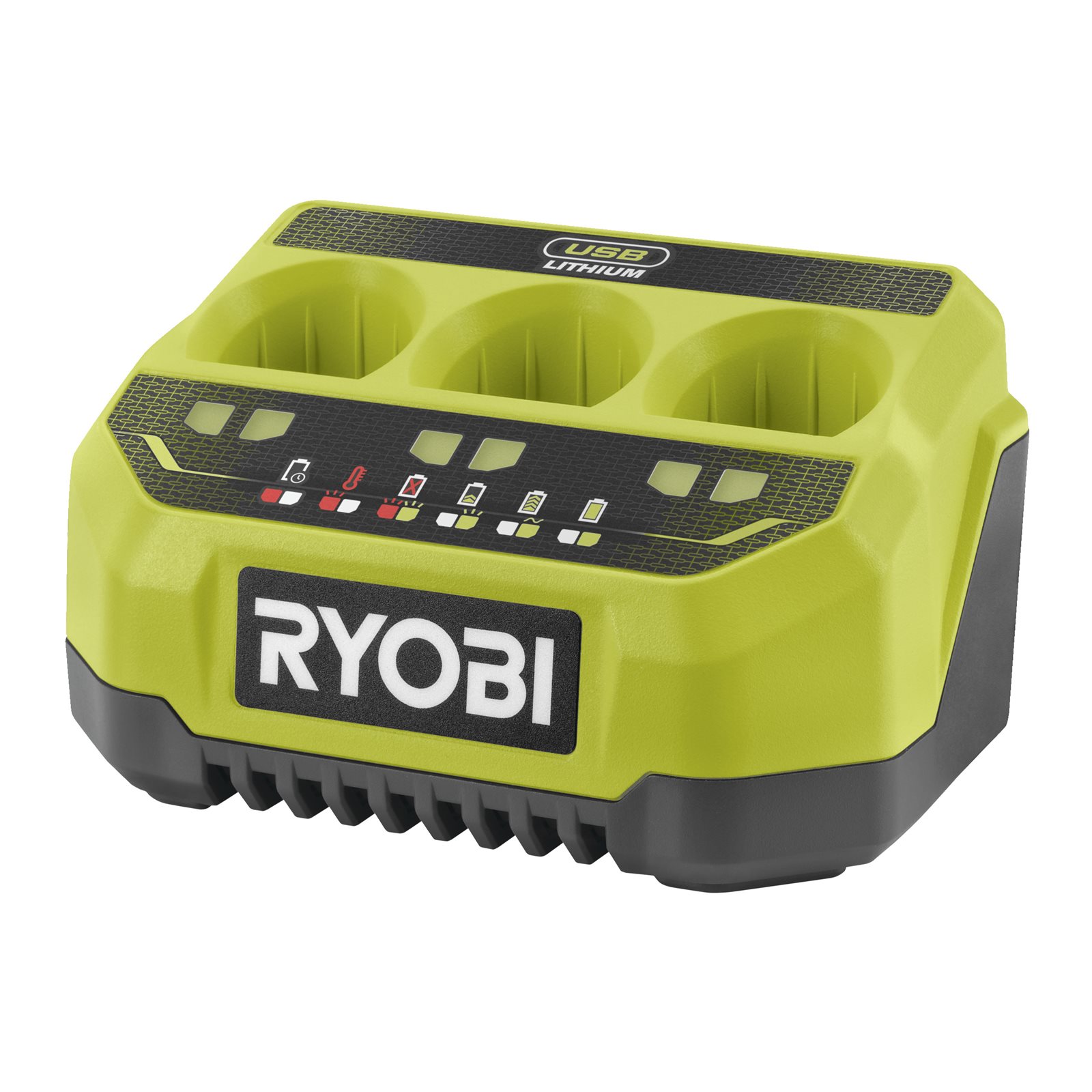 Încărcător USB Lithium cu 3 porturi Ryobi RC43P - imagine 2