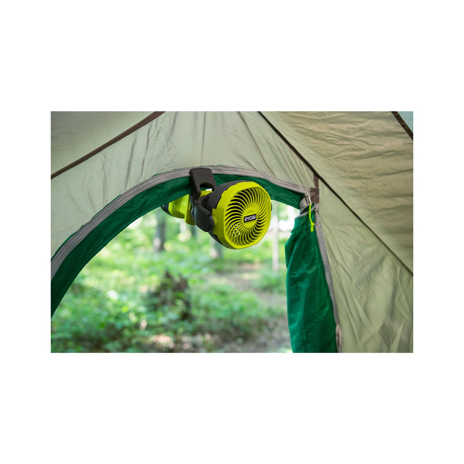 Ventilator cu clemă 18V ONE+ Ryobi RCF18-0 - in utilizare 6