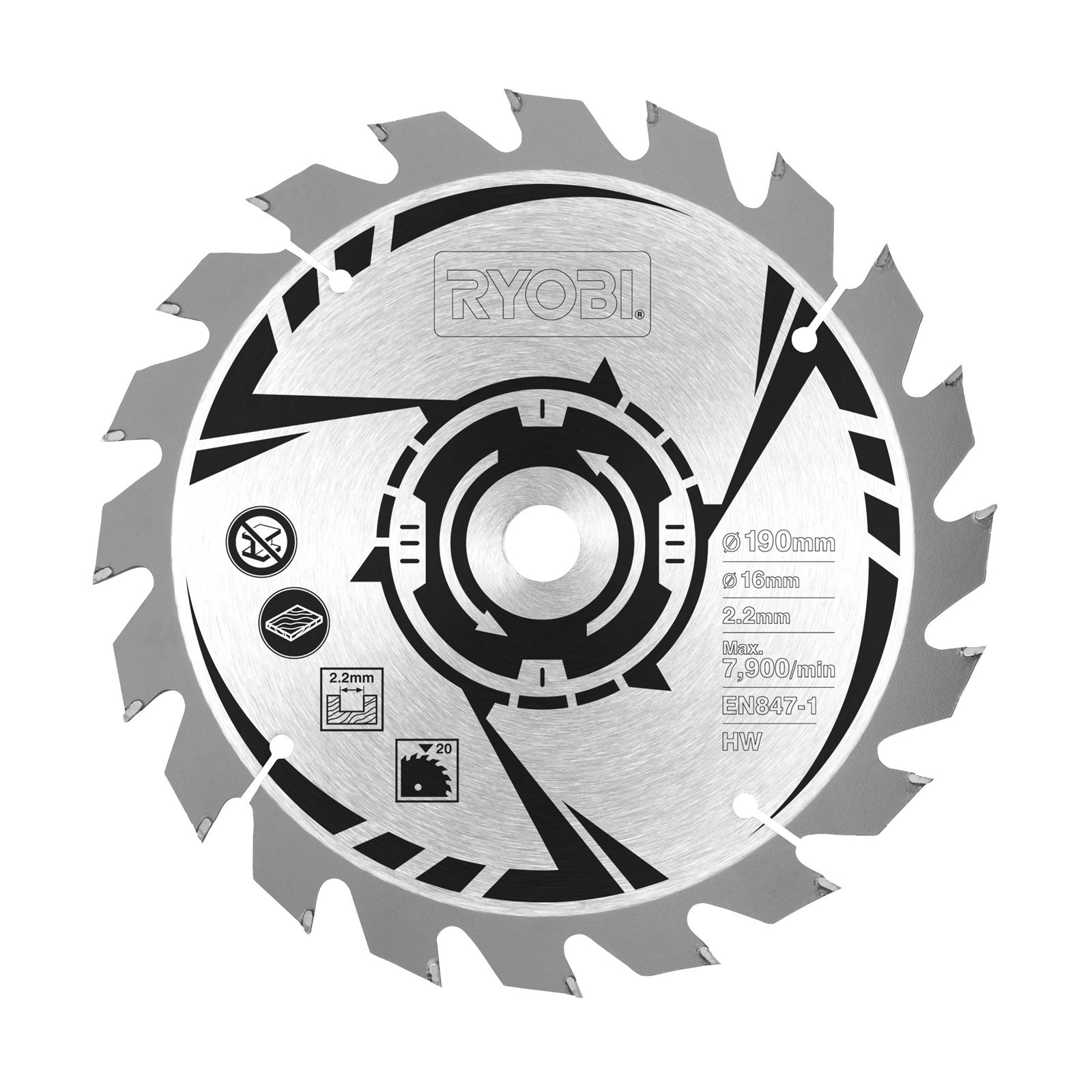 Fierăstrău circular electric 1400 W Ryobi RCS1400-G - imagine 4