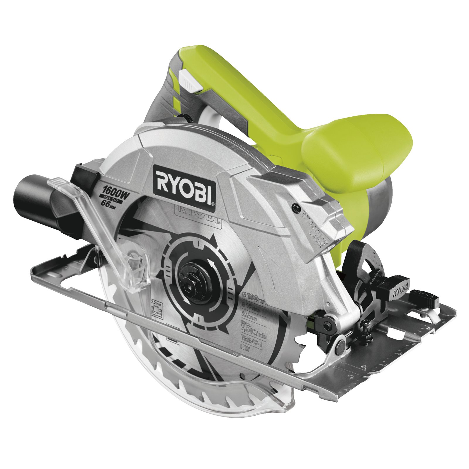 Fierăstrău circular electric 1600 W Ryobi RCS1600-K