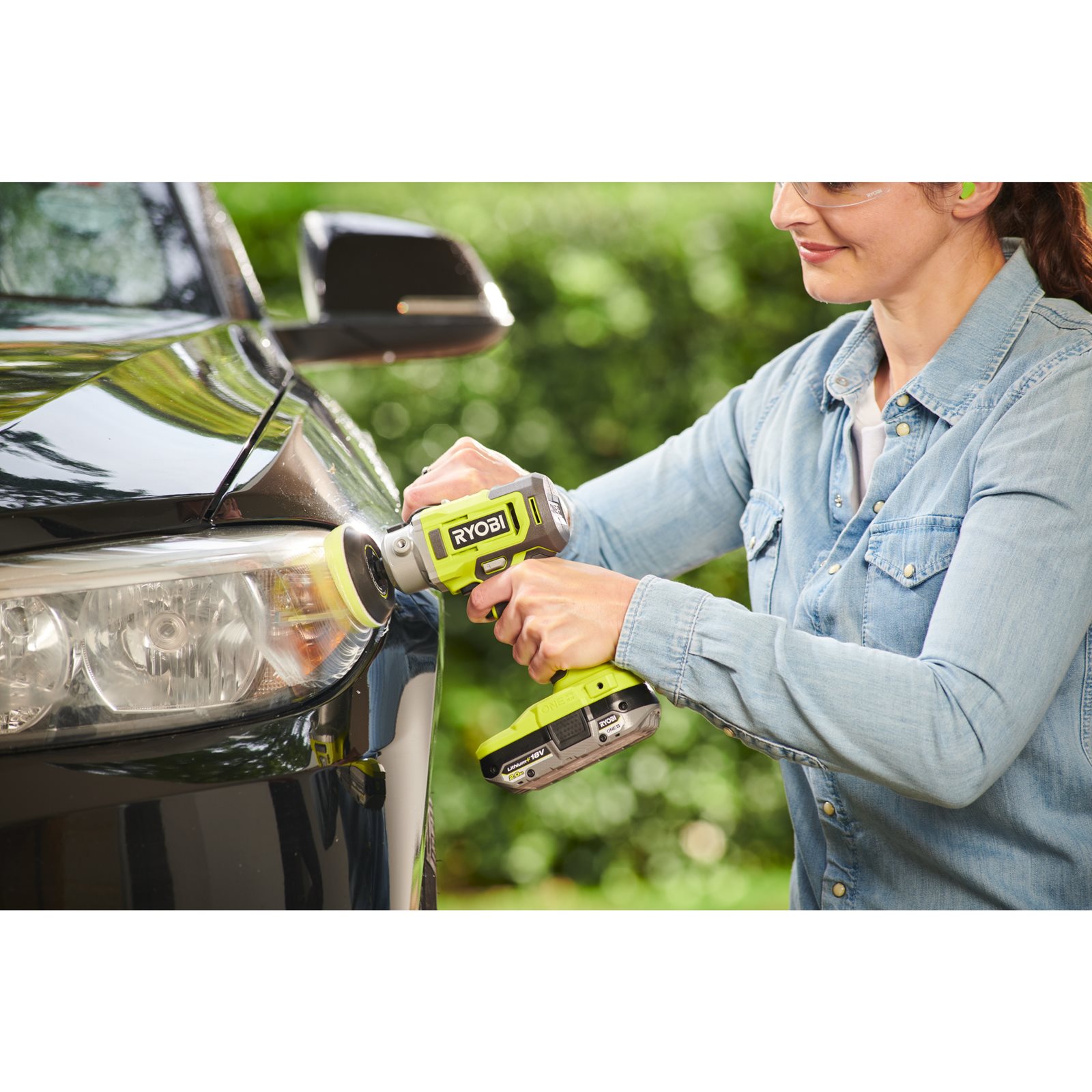 Polizor/șlefuitor finisare fără cablu 18V Ryobi RDP18-0 - in utilizare 1