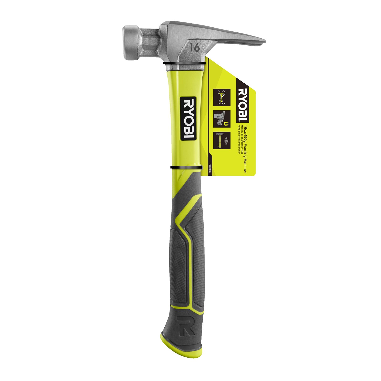 Ciocan dulgher 450 g Ryobi RH16FSS - imagine 4