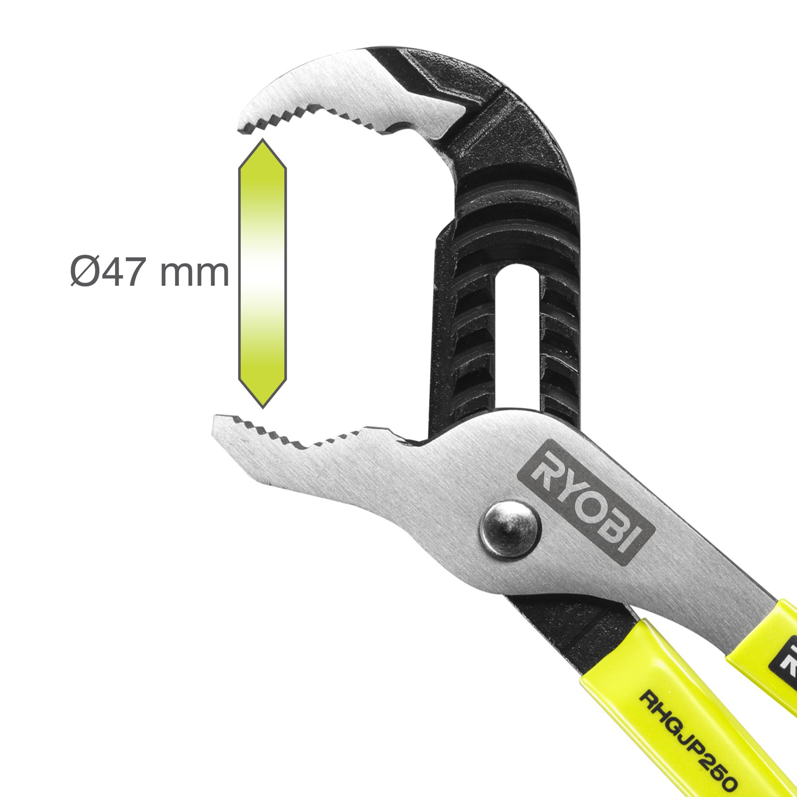 Clește cu îmbinare cu șanț 250 mm Ryobi RHGJP250 - detaliu 2