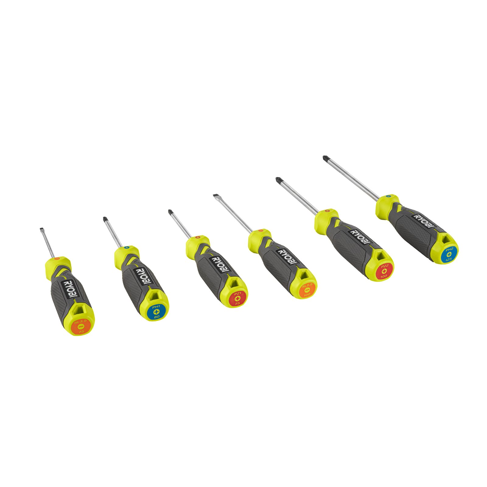 Set de șurubelnițe magnetice de 6 piese Ryobi RHSDS6PC - imagine 2