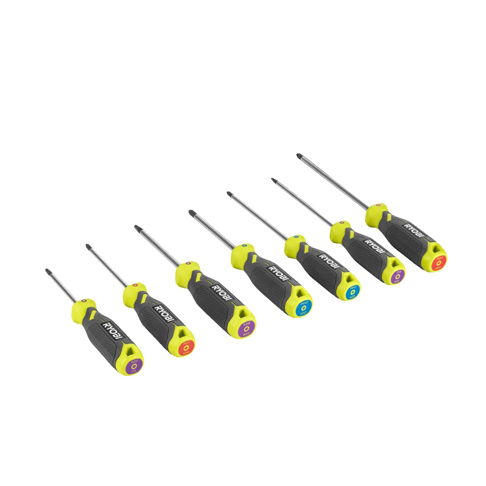 Set de șurubelnițe magnetice de 7 piese Ryobi RHSDS7PC - imagine 2