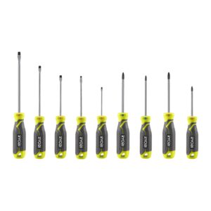 Set de șurubelnițe magnetice de 9 piese Ryobi RHSDS9PC
