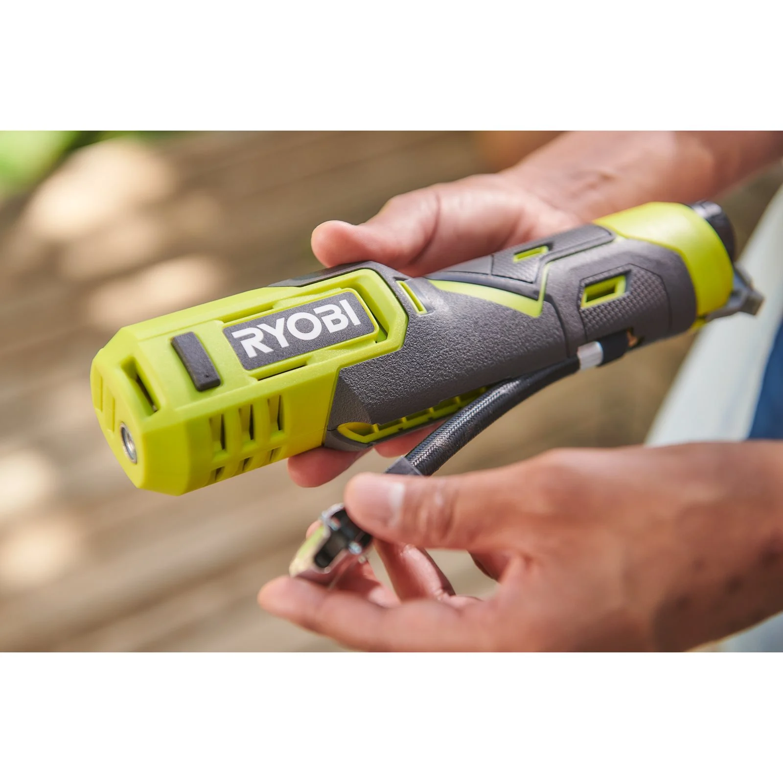Pompă de umflare USB Lithium 4V (1x 2.0Ah) Ryobi RI4-120G - detaliu 3