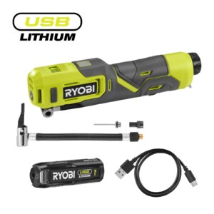 Pompă de umflare USB Lithium 4V (1x 2.0Ah) Ryobi RI4-120G