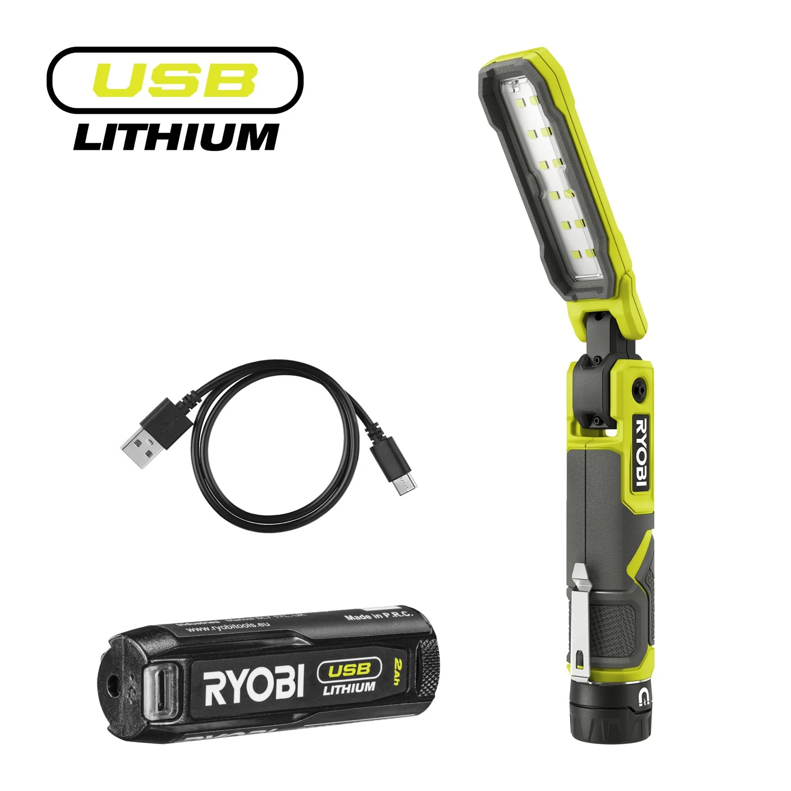 Lampă de inspecție USB Lithium 4V (1x 2.0Ah) Ryobi RLI4-120G
