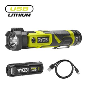 Lampă frontală pivotantă USB Lithium 4V (1x 2,0Ah) Ryobi RLP4-120G