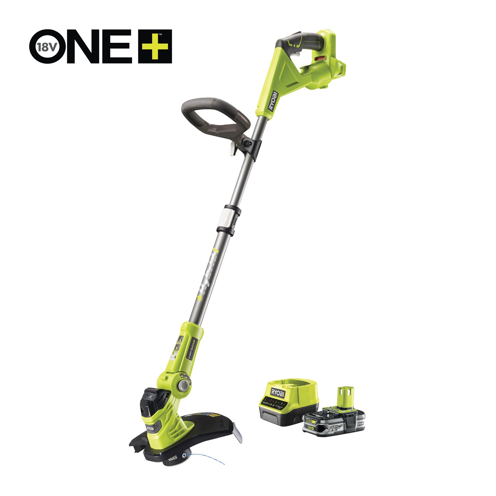 Trimmer iarbă 18V ONE+, Hybrid, lățime tăiere 25/30 cm (1 x 2,5Ah) Ryobi RLT1831H25F