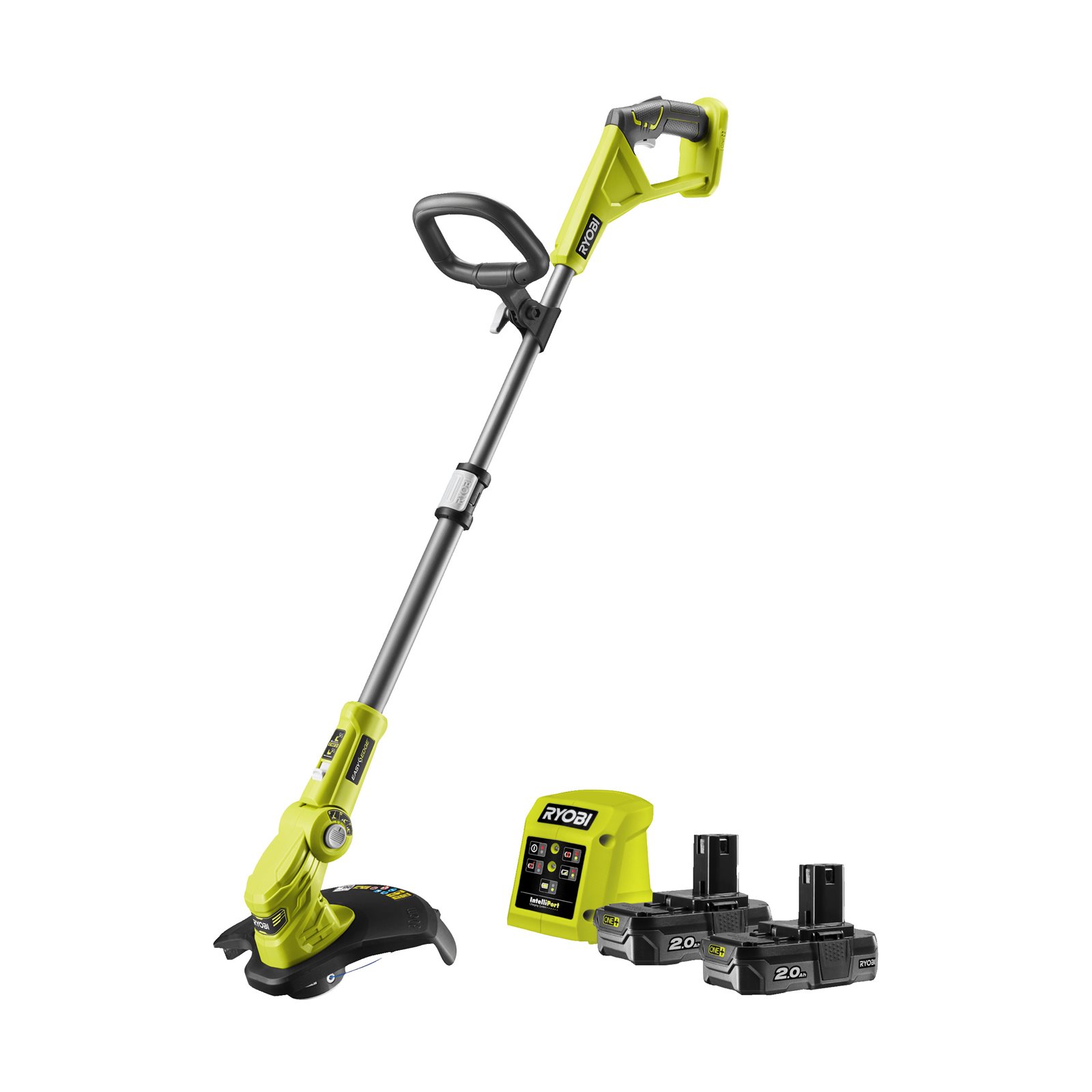 Trimmer iarbă 18V ONE+, lățime tăiere 25/30cm (2 x 2,0 Ah) Ryobi RLT183222S - imagine 2