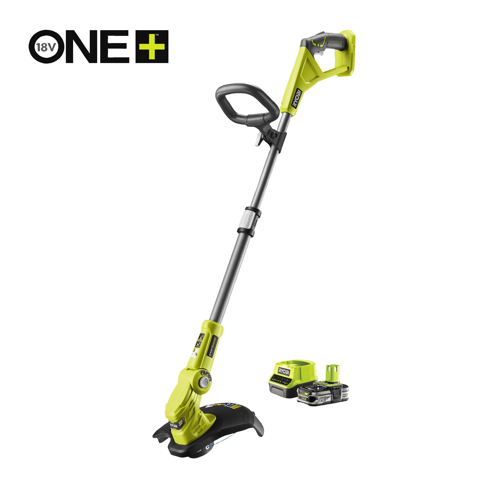 Trimmer iarbă 18V ONE+, lățime tăiere 25/30 cm (1 x 2,5 Ah) Ryobi RLT183225F