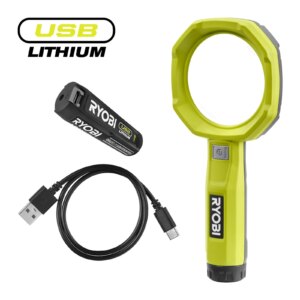 Lampă USB Lithium (1x 2,0Ah) cu lupă Ryobi RML4-120G