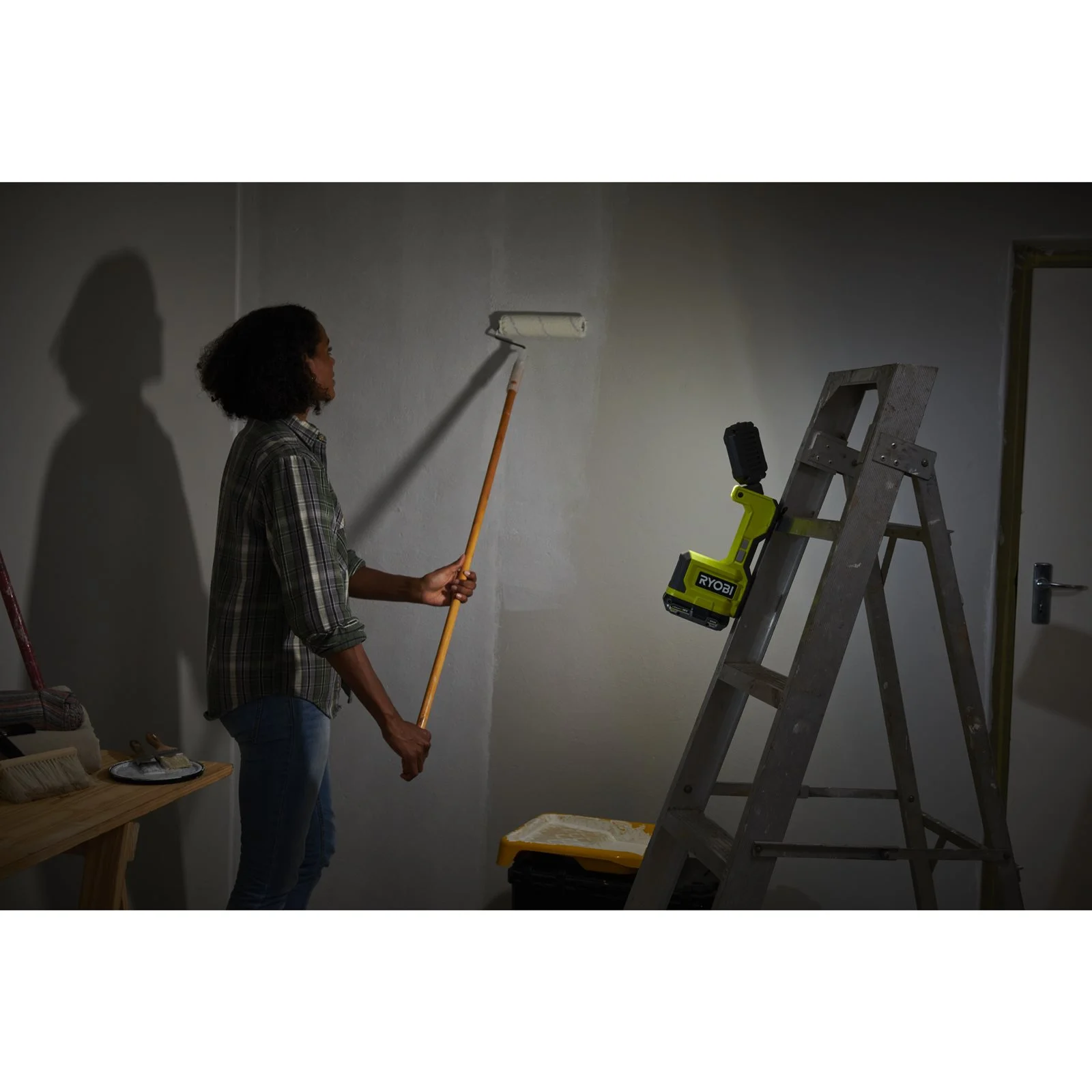 Iluminat Ryobi RMTL18-0 - in utilizare 1