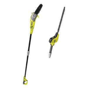 Set emondor și foarfecă telescopică gard viu Ryobi RP750450
