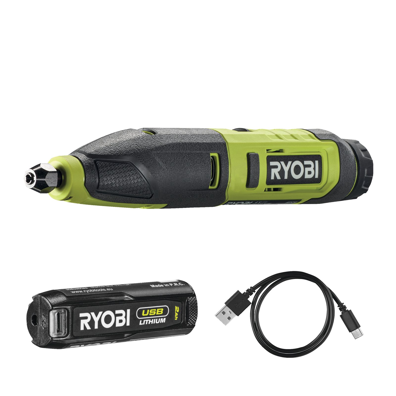 Daltă electrică USB Lithium 4V (1x 2,0Ah) Ryobi RPC4-120G - imagine 2