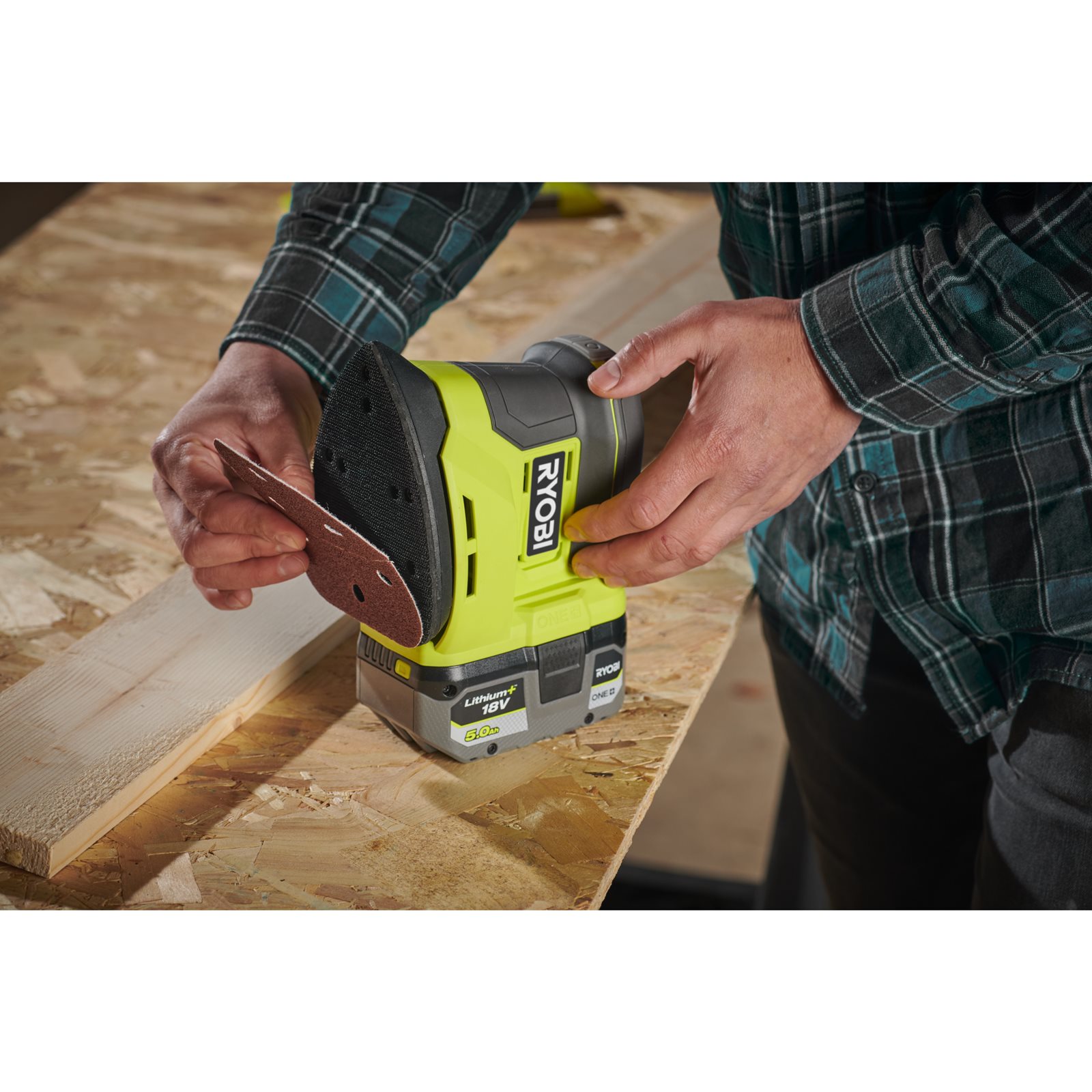 Mașină de șlefuit Delta 18V ONE+ Ryobi RPS18-0 - in utilizare 6