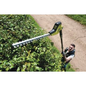 Foarfecă electrică telescopică pentru tuns gard viu 450 W, lamă de 45 cm, capacitate tăiere 20 mm Ryobi RPT4545E