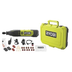Unealtă rotativă de 12V, cu 3 anexe și 35 de accesorii Ryobi RRT12-120BA335