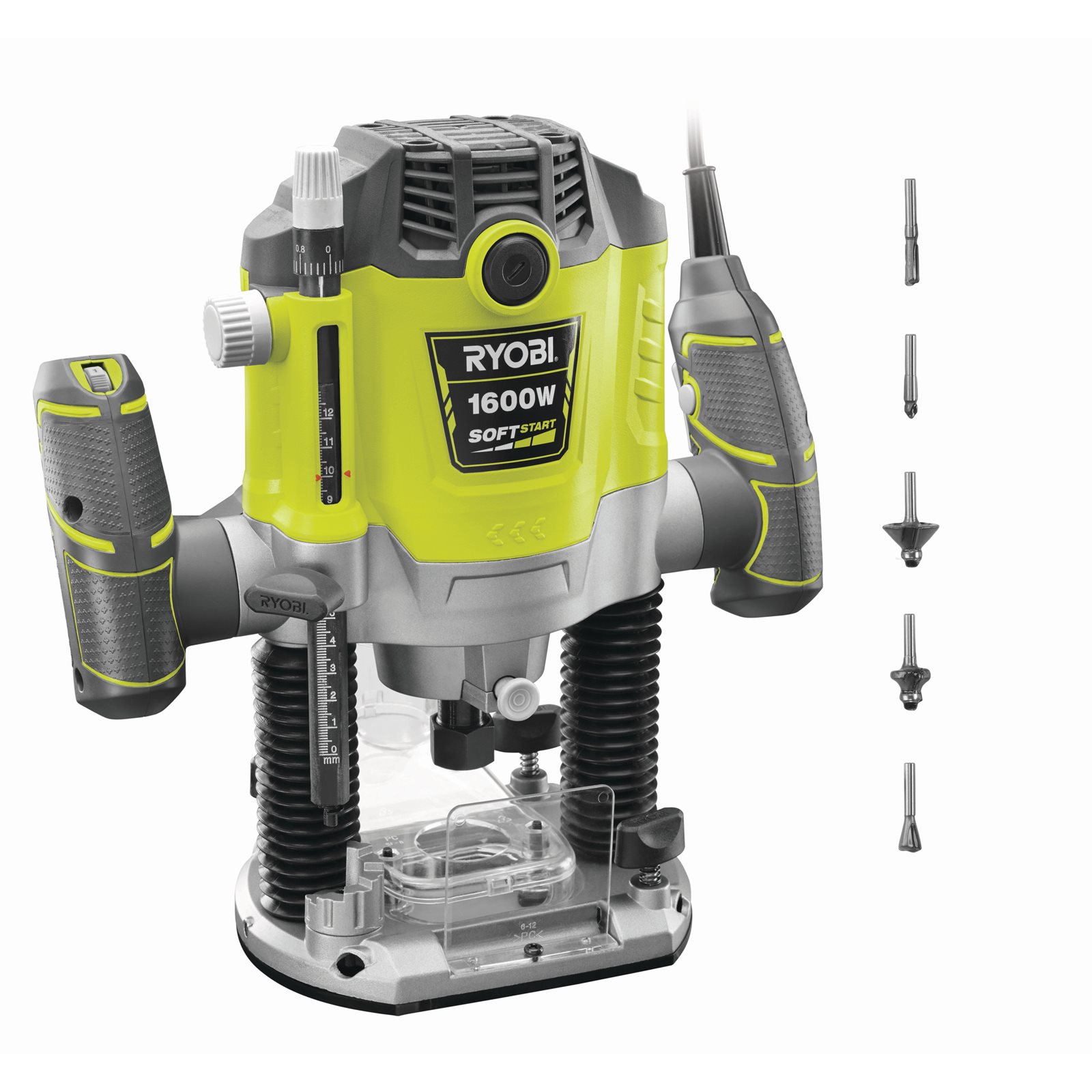 Mașină de frezat electrică 1600 W Ryobi RRT1600-K - imagine 3