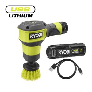 Perie electrică USB Lithium 4V (1x 2,0Ah) Ryobi RSCR4-120G